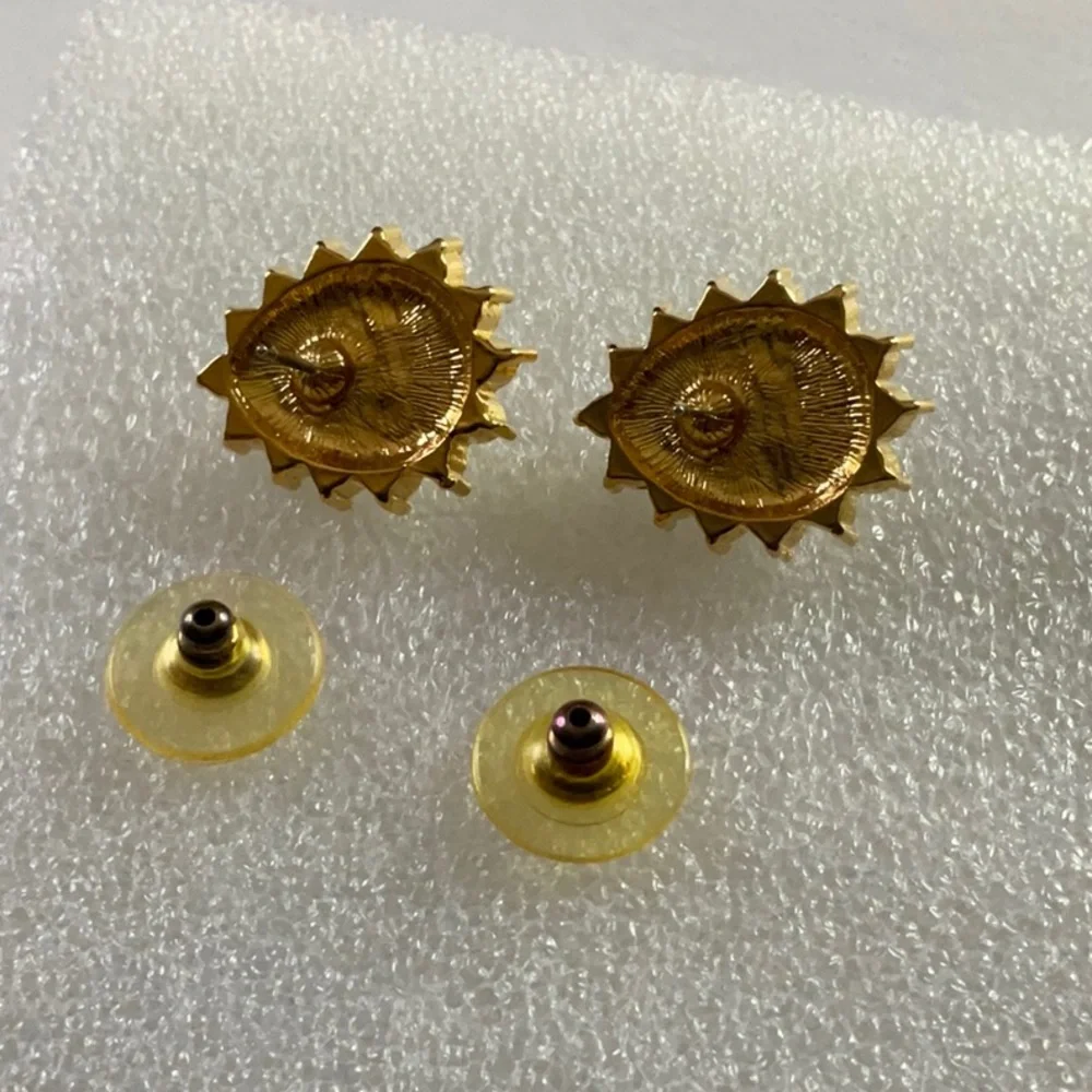 Vintage Pear Shaped Faux Pearl and Crystal Earrings - Picture 8 of 8